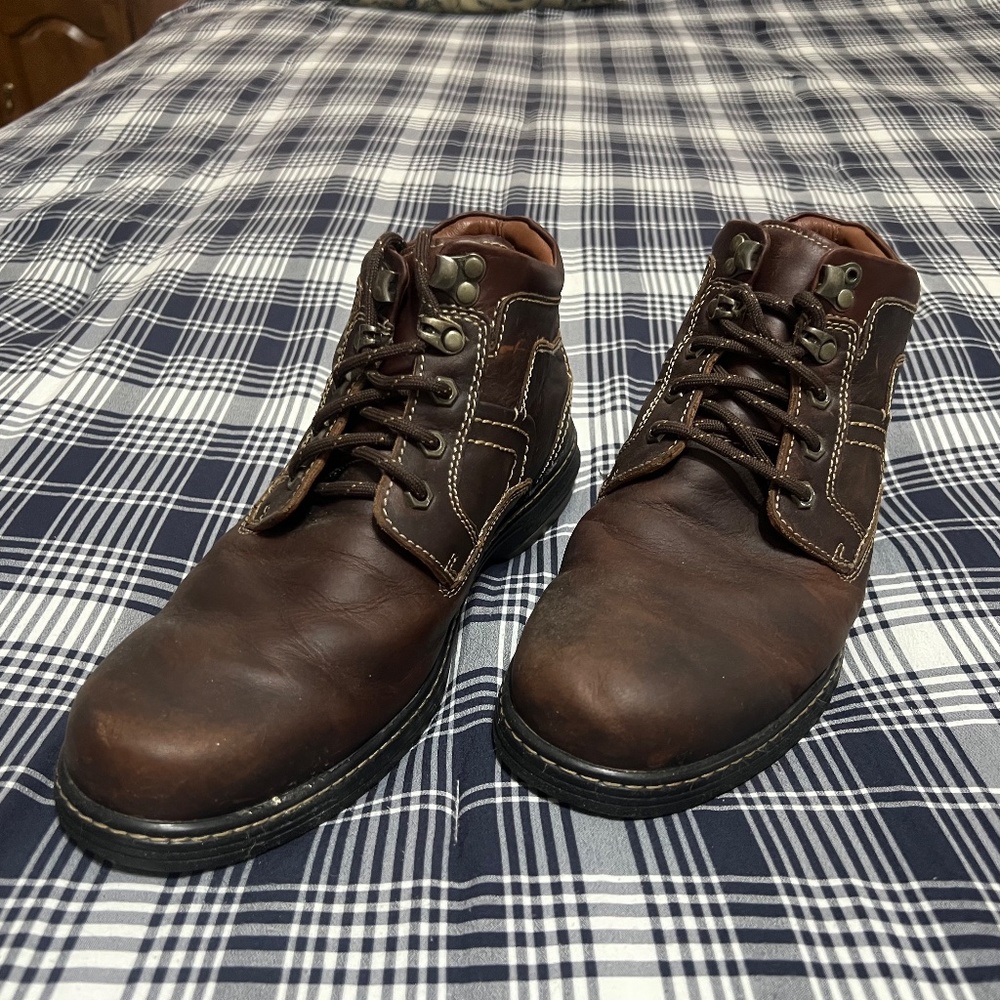 Johnson & Murphy  XC4 Waterproof 9M Brown Leather Mens Boots